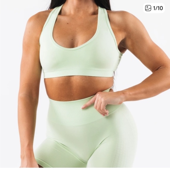 Alphalete Other - ‼️FLASH SALE‼️ Alphalete Amplify Contour Citrus Frost Sports Bra